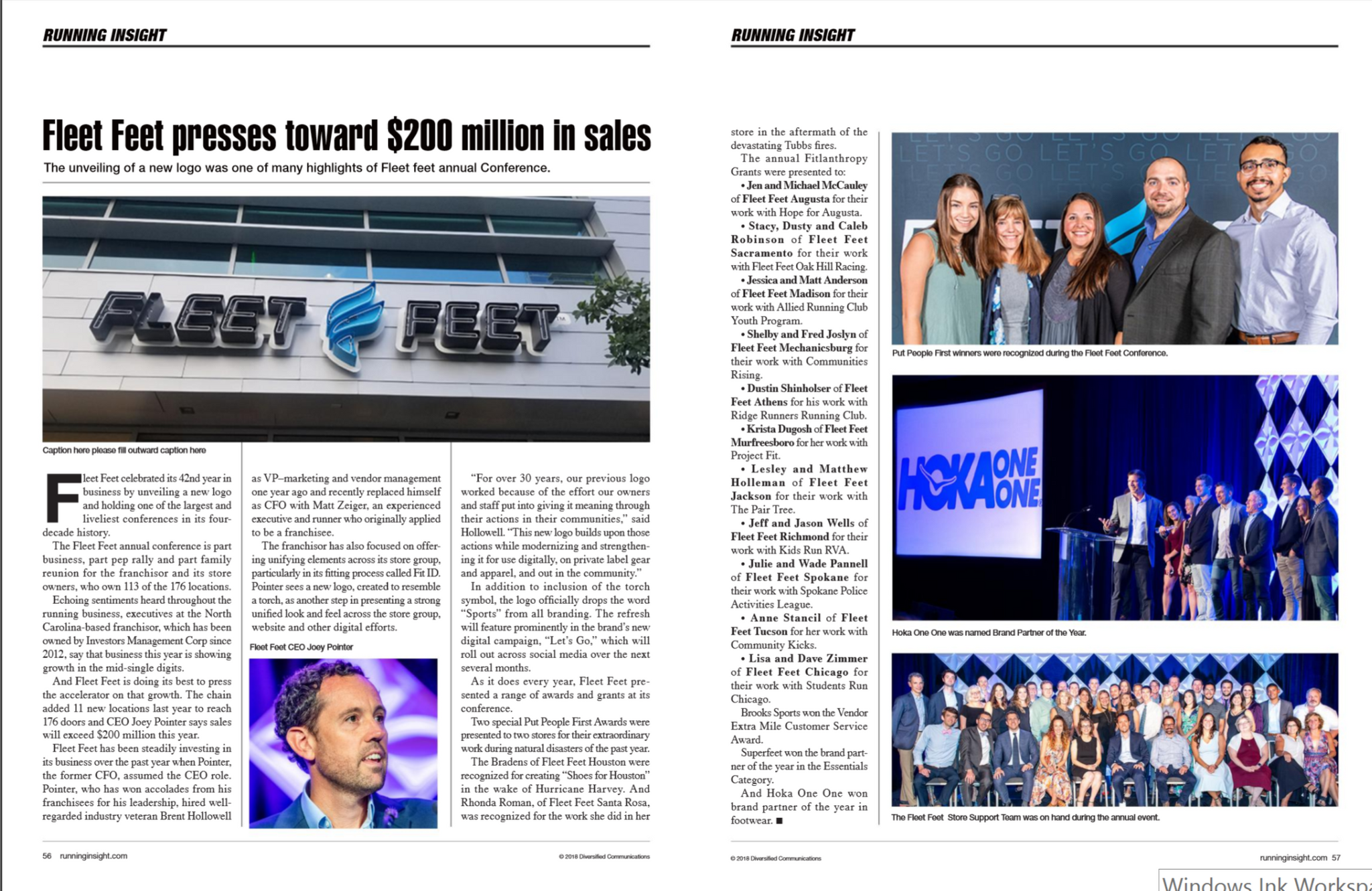 Congrats to Mudroom dealers - Fleet Feet Santa Rosa and Sacramento