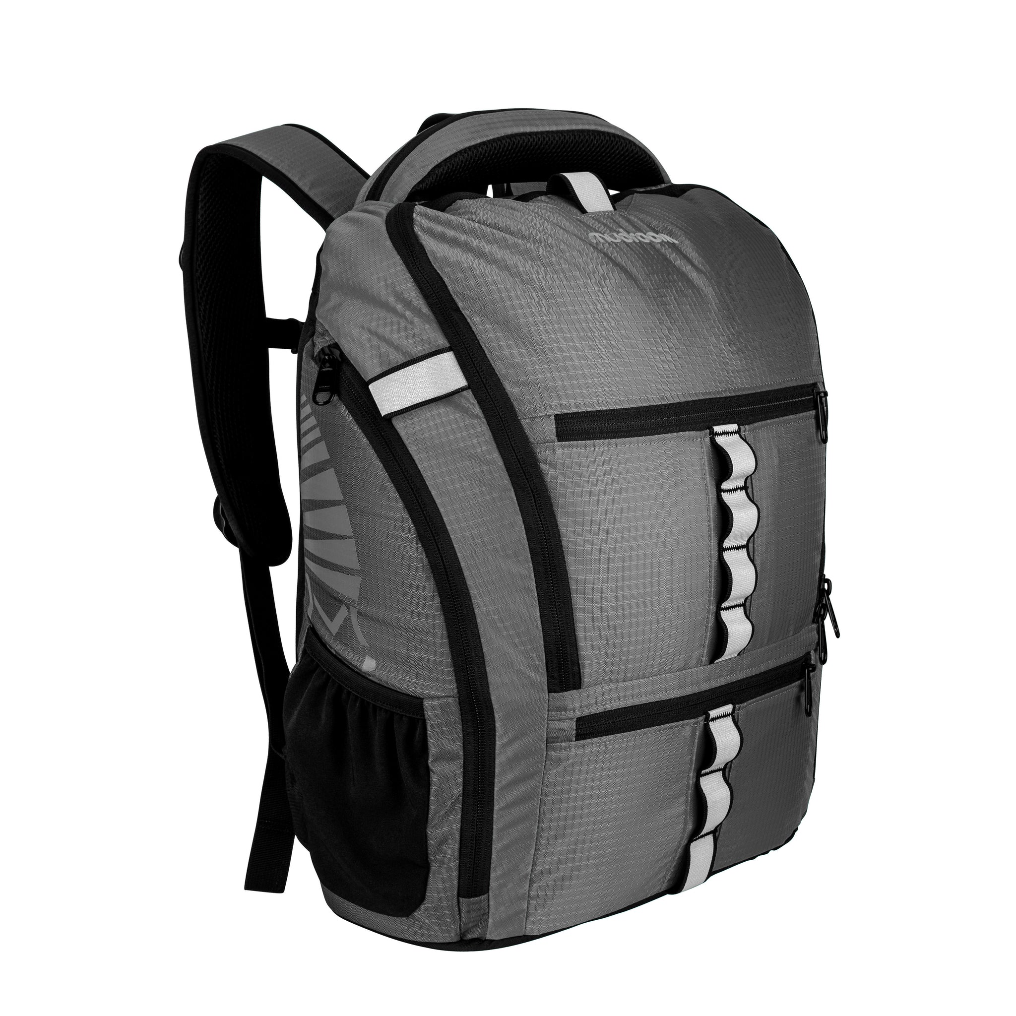 Full black Intermodal backpack with rain-cover in the carrying handle